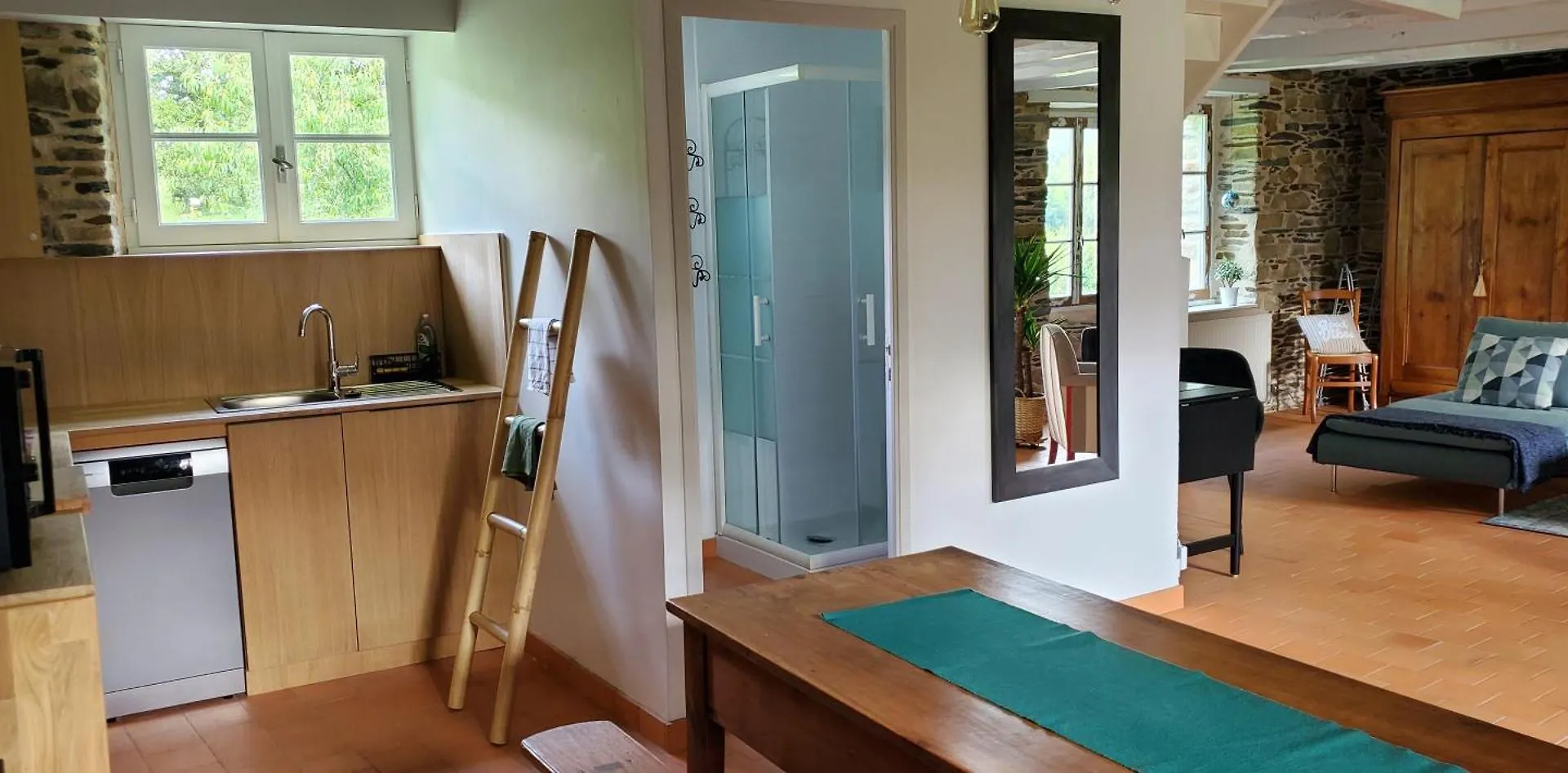 La Villauvert - Cottage Saint-Martin-sur-Oust Tatil Evi